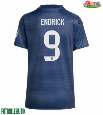 Real Madrid Endrick #9 Bortatröja Kvinnor 2025-26 Kortärmad